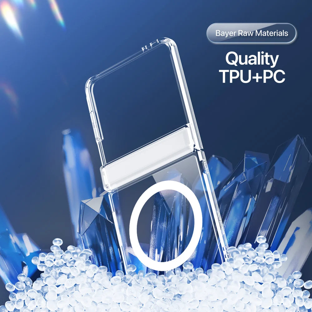 DUX DUCIS for Samsung Galaxy Z Flip8 Clin Series Back Cover PC + TPU Clear Phone Case - Clear - 7