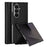 DUX DUCIS for Samsung Galaxy Z Fold8 Ultra Case  Bril Series Leather+PC Phone Cover with Stand - Black - 1