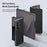 DUX DUCIS for Samsung Galaxy Z Fold8 Ultra Case  Bril Series Leather+PC Phone Cover with Stand - Black - 5