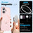 NORTHJO For iPhone 16 Case with Magnetic Stand Compatible with MagSafe Translucent Matte Shockproof Phone Cover with 2Pcs Tempered Glass Protector + 2Pcs Lens Film - Pink - 2