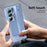 For Samsung Galaxy Z Fold8 Ultra Case Kickstand Hinge PC Phone Cover with Tempered Glass Film, Stylus - Blue - 6