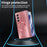 For Samsung Galaxy Z Fold8 Ultra Magnetic Case Electroplated PC Shockproof Protective Cover with Tempered Glass Film - Rose Gold - 4