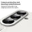 For Samsung Galaxy Z Fold8 Ultra Case Card Slot Kickstand Wristband Hard PC Phone Cover with Tempered Glass Film - Blue - White - 3