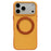 For iPhone 17 Pro Magnetic Case 2-in-1 Dual Color Shockproof Cover with 360° Rotating Ring Kickstand - Orange - 2