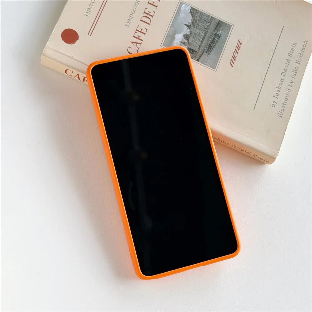 For Samsung Galaxy S25 Ultra Magnetic Case 2-in-1 Dual Color Shockproof Cover with 360° Rotating Ring Kickstand - Orange - 6