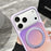 For iPhone 17 Pro Max Case Magnetic Rotating Kickstand Gradient PC + TPU Phone Cover - Yellow Green - 4