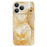 For iPhone 17 Pro Case Marble Pattern Liquid Silicone Straight Edge Protective Phone Cover - B194B4 / Antique White - 1