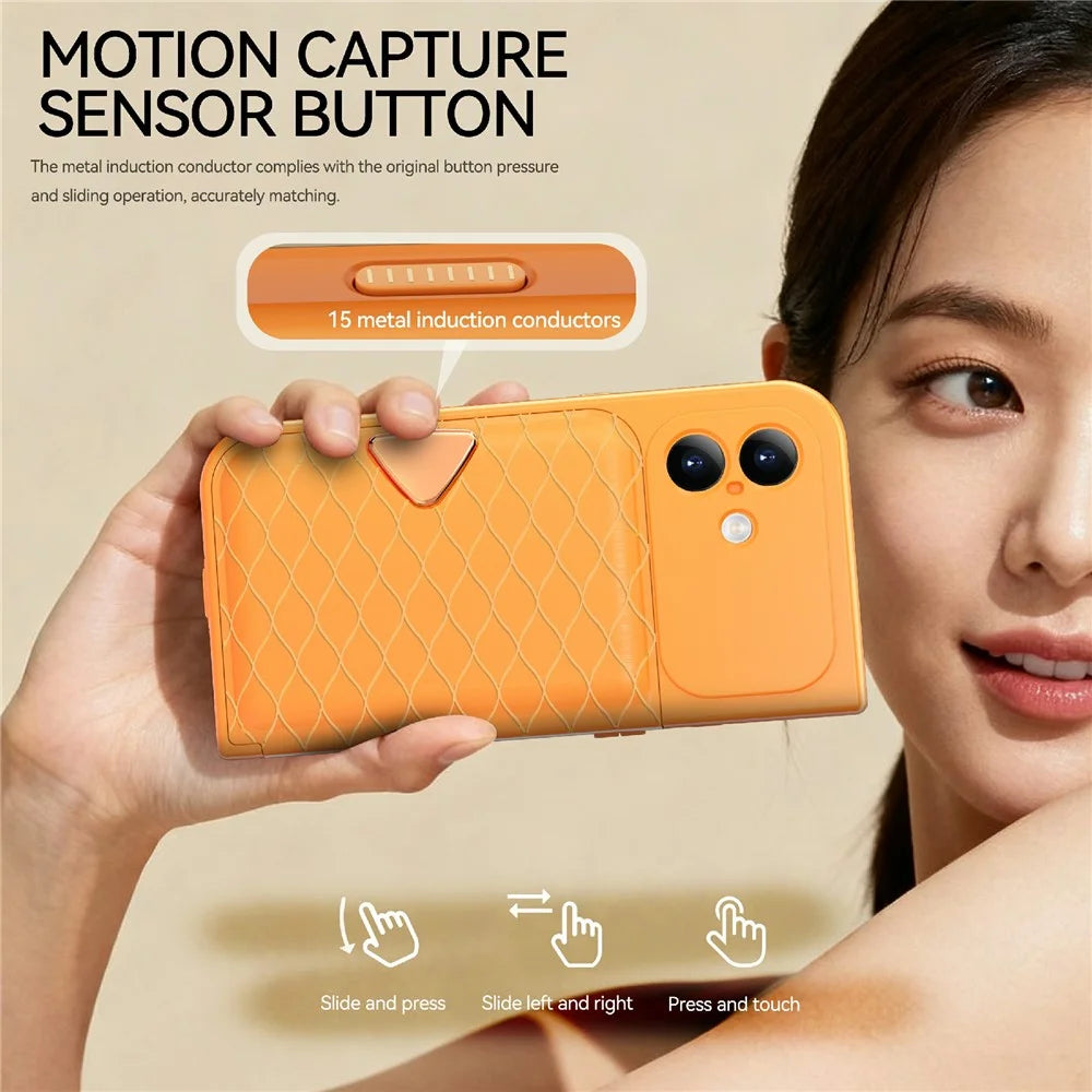 SHELLBOX for iPhone 17 Waterproof Case IP68 2m Shockproof Phone Cover with Strap - Orange - 5