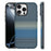 For iPhone 16 Pro Max Magnetic Case Gradient Rainbow Leather Coated TPU + PC Hybrid Shockproof Cover - Sapphire - 2