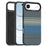For iPhone Air Magnetic Case Gradient Rainbow Leather Coated TPU + PC Hybrid Shockproof Cover - Sapphire - 1