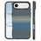 For iPhone Air Magnetic Case Gradient Rainbow Leather Coated TPU + PC Hybrid Shockproof Cover - Sapphire - 2