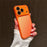 For iPhone 17 Pro Case Gradient TPU + PC Precise Cutout Protective Phone Cover with Lens Film - Orange Yellow - 1