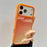 For iPhone 17 Pro Max Magnetic Case Gradient TPU + PC Phone Back Cover - Orange Yellow - 2