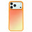 For iPhone 17 Pro Magnetic Case Gradient TPU + PC Phone Back Cover - Orange Yellow - 1