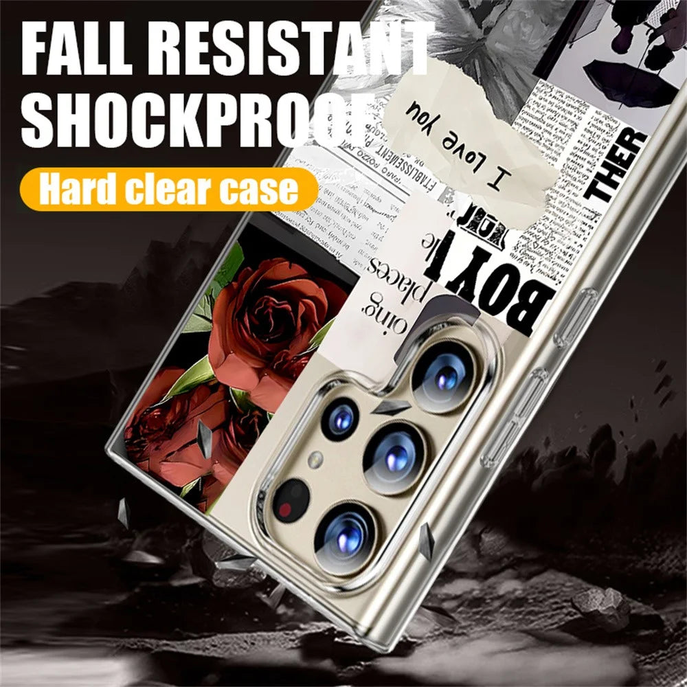 For Samsung Galaxy S26 Ultra Case UV Painting Abstract Pattern Hard PC Anti-scratch Protective Cover - GA633TRGM - 2