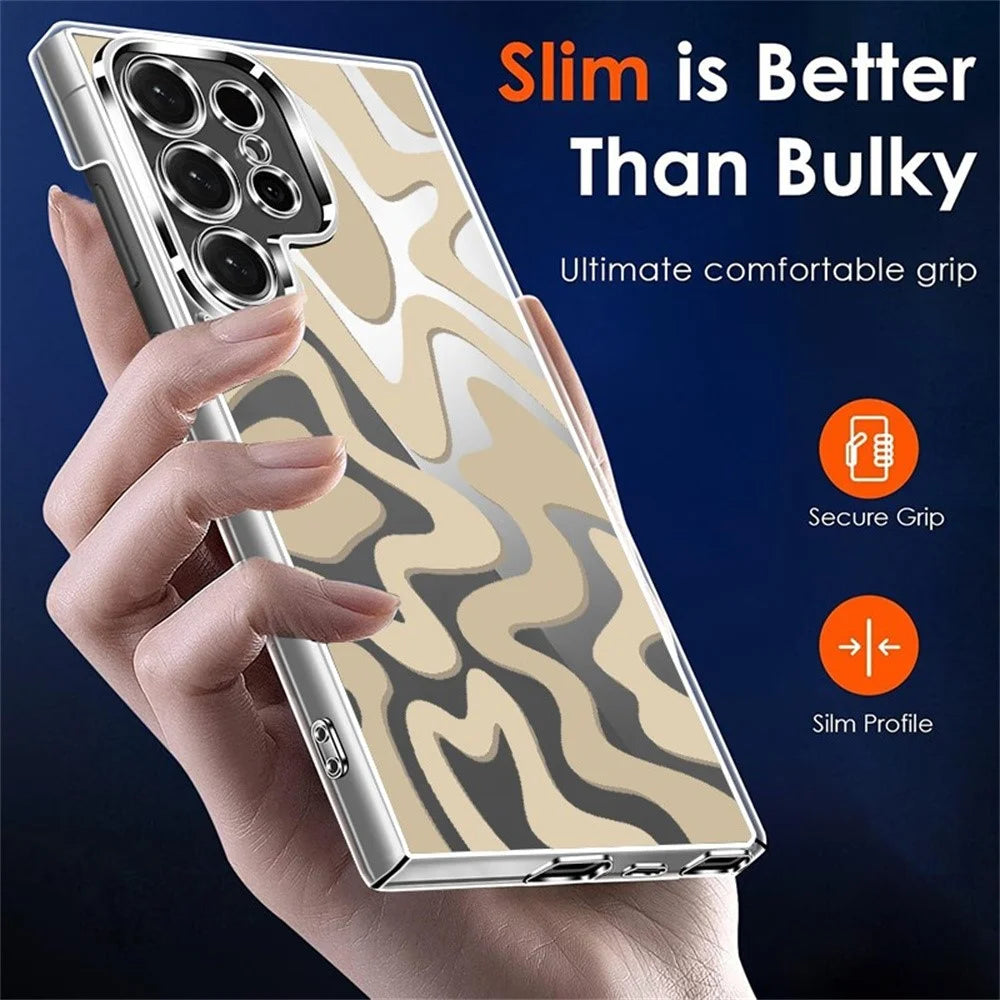 For Samsung Galaxy S25 Ultra Case Leopard Pattern UV Printing Hard PC Protective Phone Cover - GA159TRGM - 5