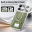 For iPhone 17 Magnetic Case Snake Pattern Anti-Scratch PU Leather + PC + TPU Phone Cover - Green - 6