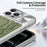For iPhone 16 Pro Magnetic Case Snake Pattern Anti-Scratch PU Leather + PC + TPU Phone Cover - Green - 6