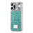 For iPhone 16 Pro Max Magnetic Case Snake Pattern Anti-Scratch PU Leather + PC + TPU Phone Cover - Blue - 1