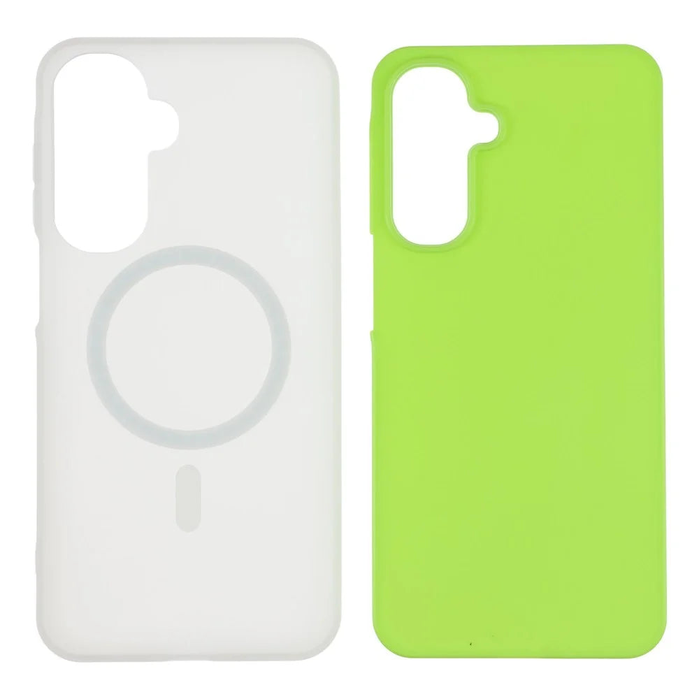 For Samsung Galaxy S26 Magnetic Case PC + TPU Frosted Phone Cover - Green - 4