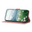 For Samsung Galaxy S25 FE Case Tulip Leather Phone Cover with 5 Card Slots Wallet - Pink - 3