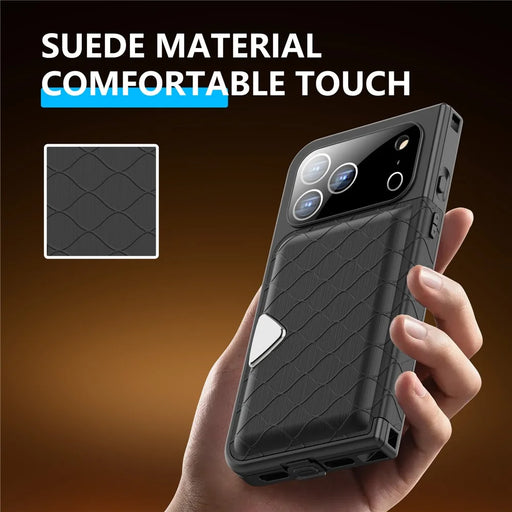 SHELLBOX for iPhone 17 Pro Max Waterproof Case IP68 2m Shockproof Phone Cover with Strap - Black - 2