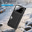 SHELLBOX for iPhone 17 Pro Max Waterproof Case IP68 2m Shockproof Phone Cover with Strap - Black - 6