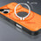 For iPhone 17 Magnetic Case Slide Camera Cover Rotary Kickstand PC + TPU Phone Shell - Orange - 2