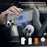 For iPhone 15 Pro Magnetic Case Slide Camera Cover Rotary Kickstand PC + TPU Phone Shell - Grey - 2