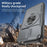 For iPhone 15 Pro Magnetic Case Slide Camera Cover Rotary Kickstand PC + TPU Phone Shell - Grey - 6