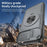 For iPhone 15 Magnetic Case Slide Camera Cover Rotary Kickstand PC + TPU Phone Shell - Grey - 6