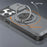 For iPhone 14 Pro Magnetic Case Slide Camera Cover Rotary Kickstand PC + TPU Phone Shell - Grey - 4
