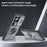 For Samsung Galaxy S26 Ultra Magnetic Case Slide Camera Cover Rotary Kickstand PC + TPU Phone Shell - Grey - 5