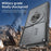 For Samsung Galaxy S26 Ultra Magnetic Case Slide Camera Cover Rotary Kickstand PC + TPU Phone Shell - Grey - 6