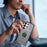 For Samsung Galaxy S26 Ultra Magnetic Case Slide Camera Cover Rotary Kickstand PC + TPU Phone Shell - Grey - 7