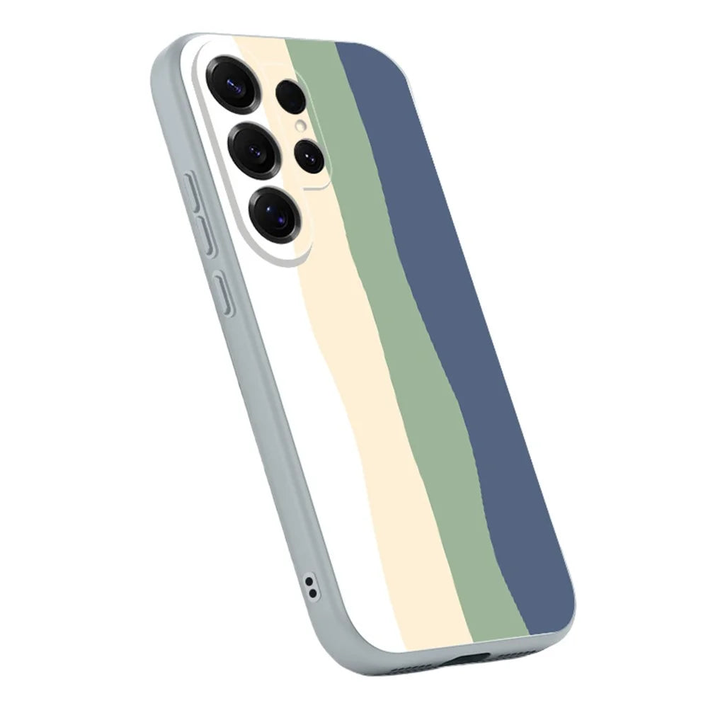 For Samsung Galaxy S26 Ultra Magnetic Case UV Printing Geometric Pattern Contrasting Color PC + TPU Phone Cover - GB611G1 - 1
