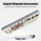 For Samsung Galaxy S26 Ultra Magnetic Case UV Printing Colorful Pattern PC + TPU Phone Protective Cover - GB586 - 3