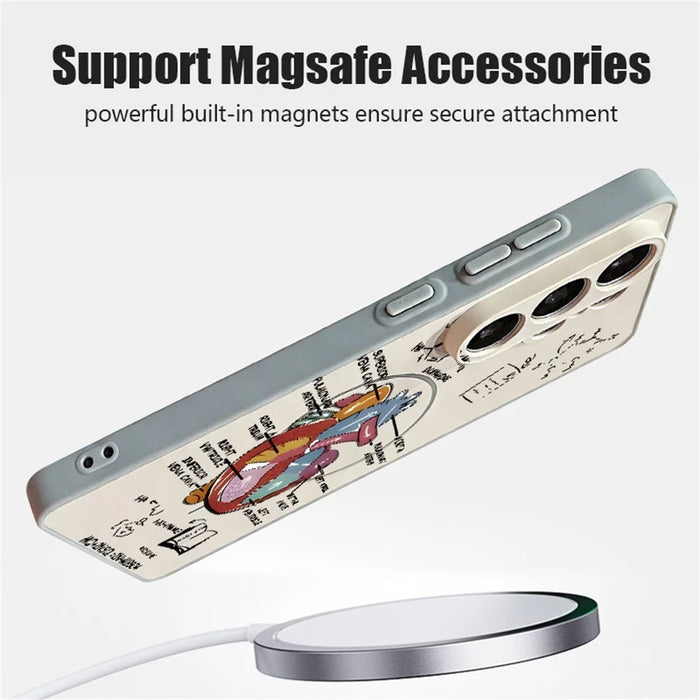 For Samsung Galaxy S26 Ultra Magnetic Case UV Printing Colorful Pattern PC + TPU Phone Protective Cover - GB586 - 3