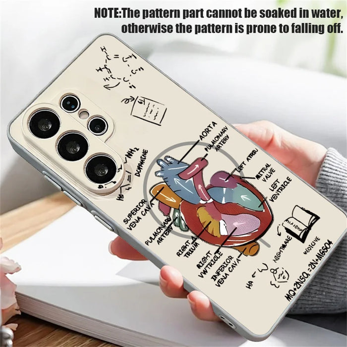 For Samsung Galaxy S26 Ultra Magnetic Case UV Printing Colorful Pattern PC + TPU Phone Protective Cover - GB586 - 4