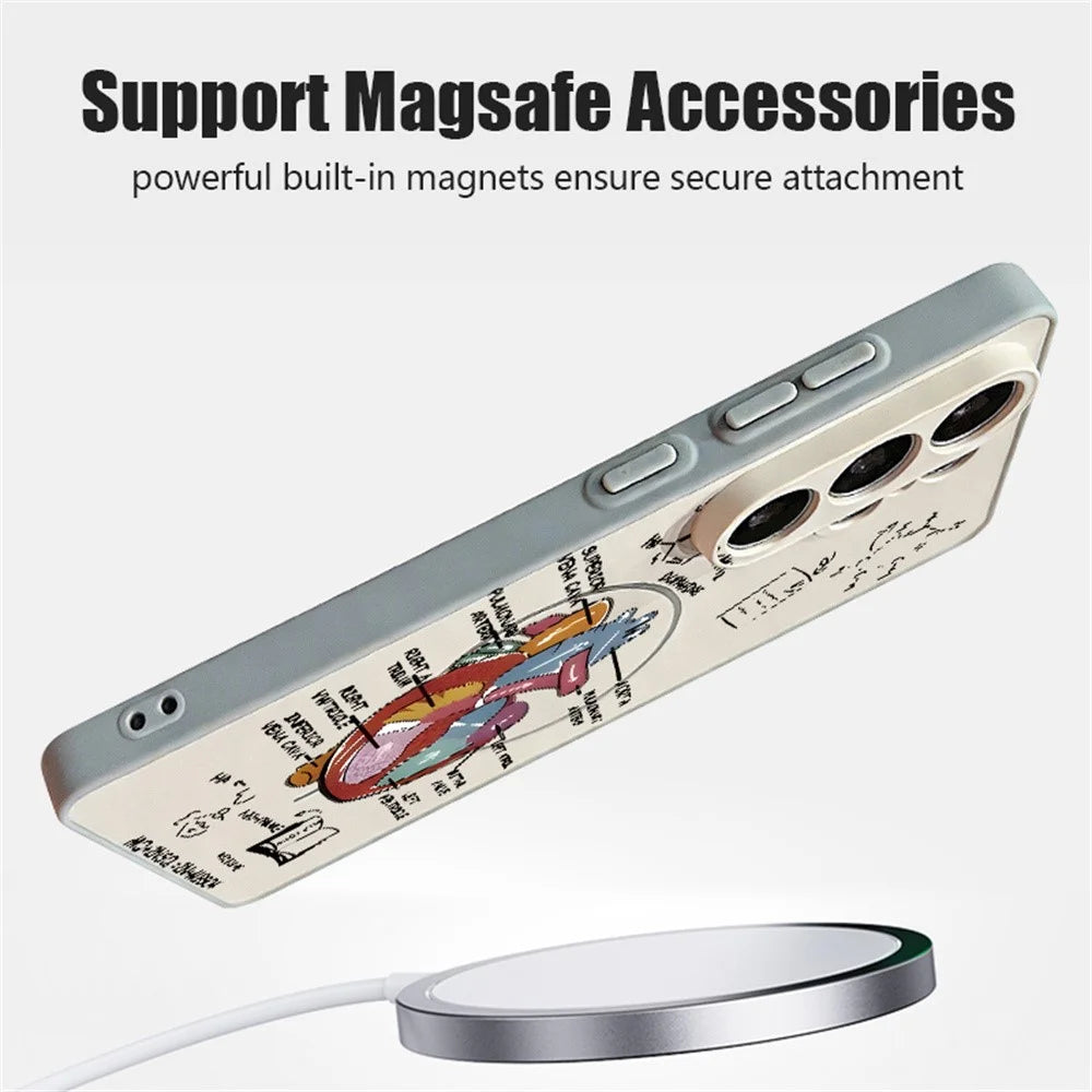 For Samsung Galaxy S25 Ultra Magnetic Case UV Printing Colorful Pattern PC + TPU Phone Protective Cover - GB584 - 3
