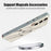 For Samsung Galaxy S25 Ultra Magnetic Case UV Printing Mountain Aircraft Pattern Shockproof PC + TPU Cover - Grey - 3