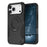 For iPhone 17 Pro Max Magnetic Case Rotating Ring Kickstand Shockproof TPU PC Armor Phone Cover - Black - 2
