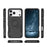 For iPhone 17 Pro Max Magnetic Case Rotating Ring Kickstand Shockproof TPU PC Armor Phone Cover - Black - 7
