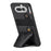 For Nothing Phone (4a) K-Shaped Kickstand Case Leather Phone Back Cover - Black - 3