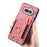 For Nothing Phone (4a) Retro PU Leather Case Phone Cover with RFID Blocking Card Holder   /   Ring Holder - Pink - 4
