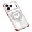 For iPhone 18 Pro Max / 17 Pro Max Case Rhinestone Design Heart Bow Aesthetic PC + TPU Corner Protection Phone Cover - Red - 1