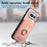 For Nothing Phone (4a) Case with Card Holder Kickstand Leather + TPU + PC Phone Cover - Pink - 6