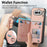 For Nothing Phone (4a) Case with Card Holder Kickstand Leather + TPU + PC Phone Cover - Pink - 7