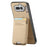 For Nothing Phone (4a) Case Cloth Texture Leather + PC + TPU Phone Cover with Card Holder Kickstand - Khaki - 3