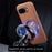 For Google Pixel 10a Magnetic Case PC PU Phone Cover with 360 Rotating Ring Kickstand - Brown - 5